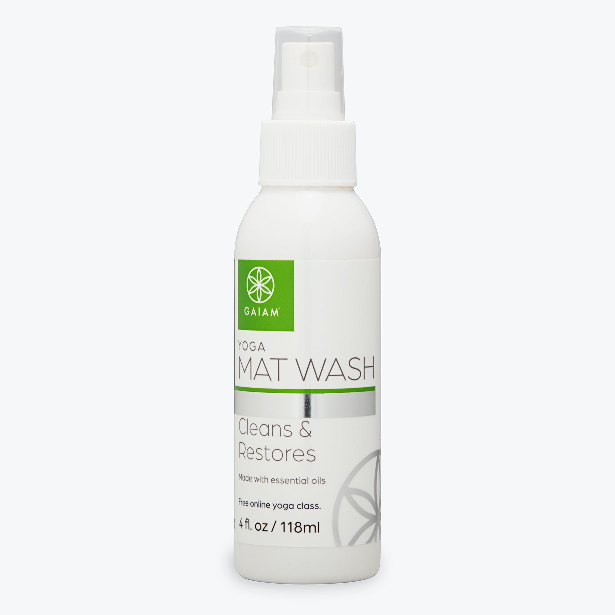 gaiam yoga mat wash