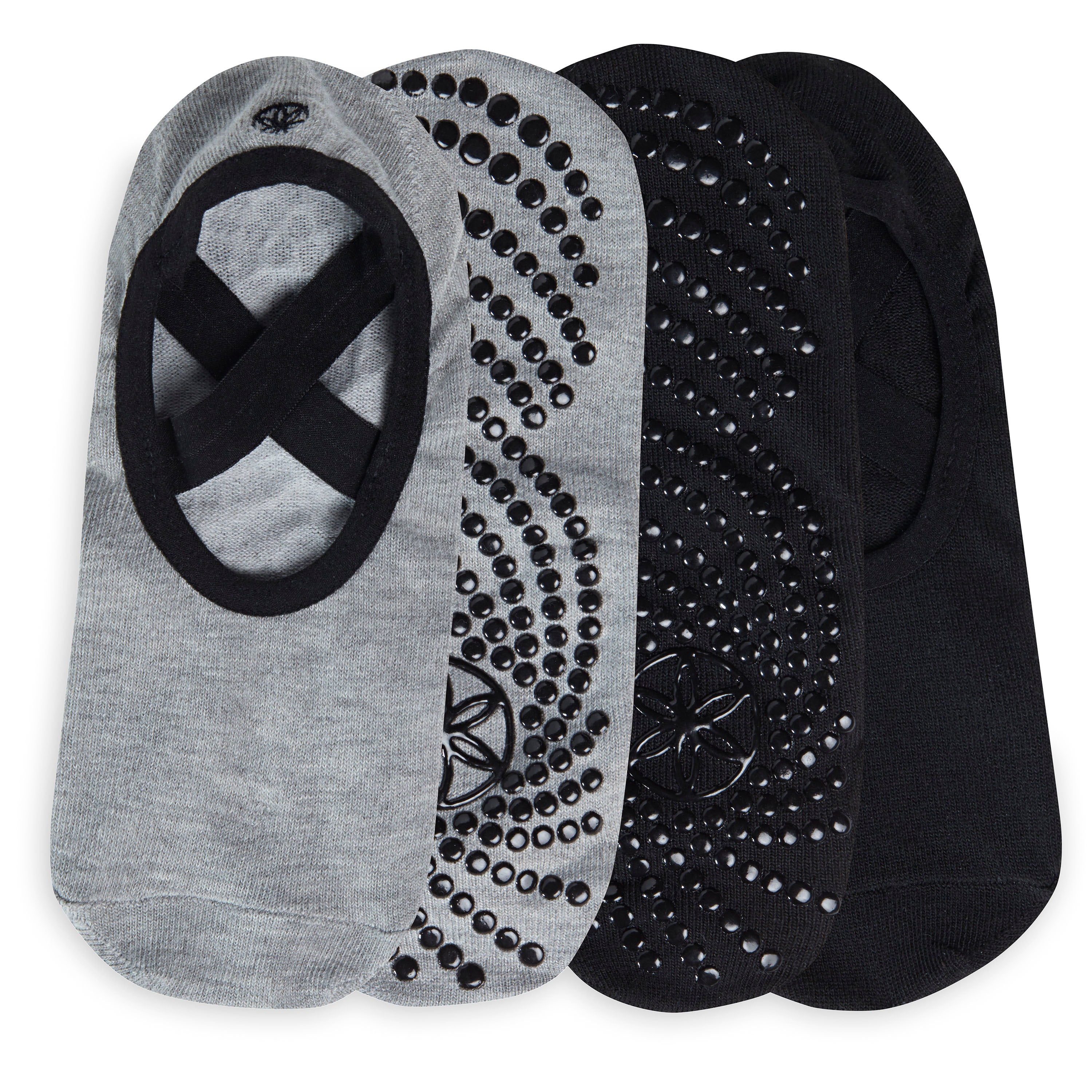 Grippy Yoga-Barre Socks - 2 Pack Dovetail