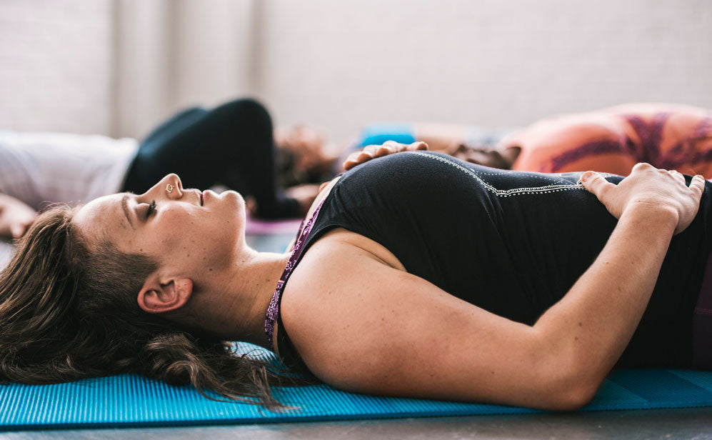 Savasana pose 