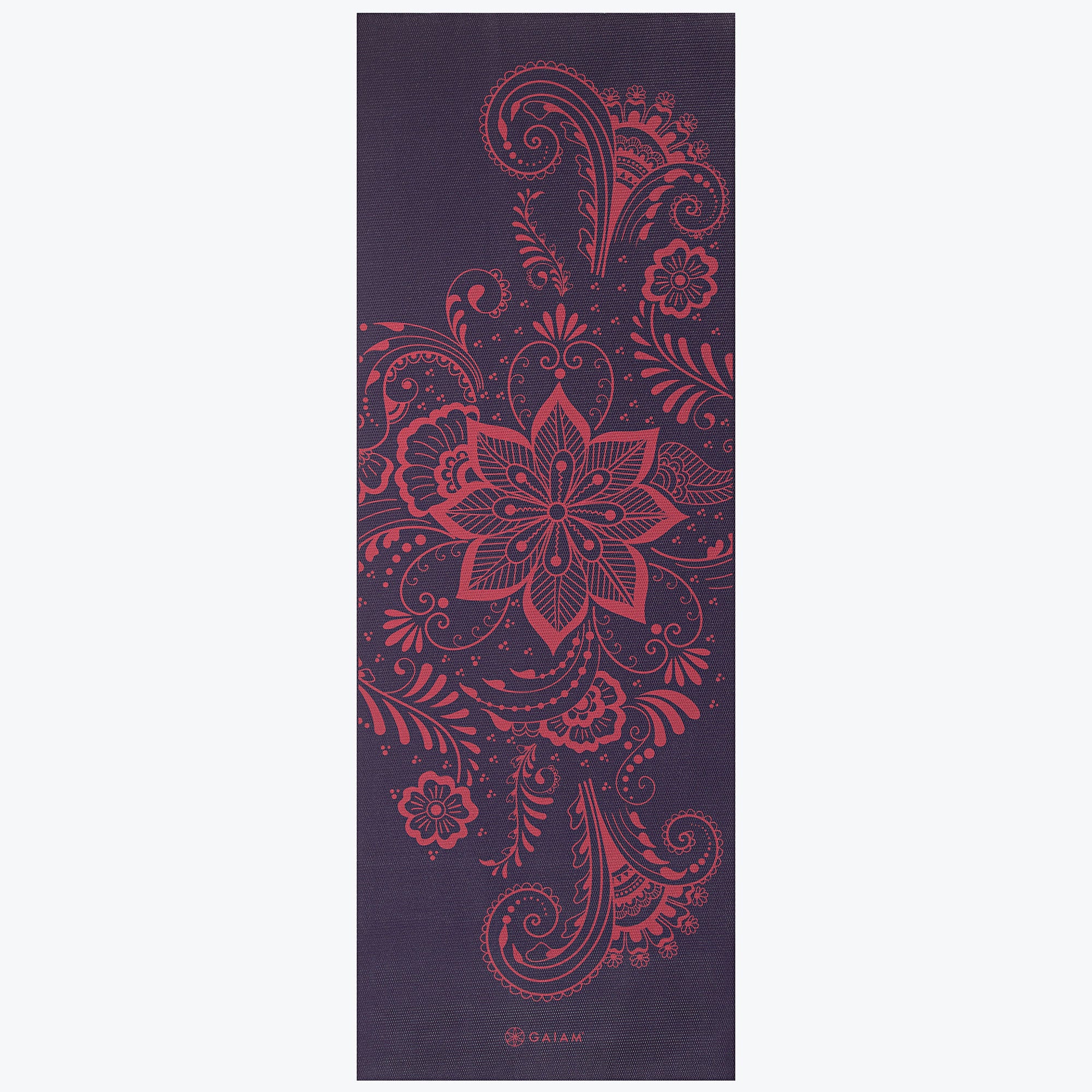 Premium Aubergine Swirl Yoga Mat 6mm