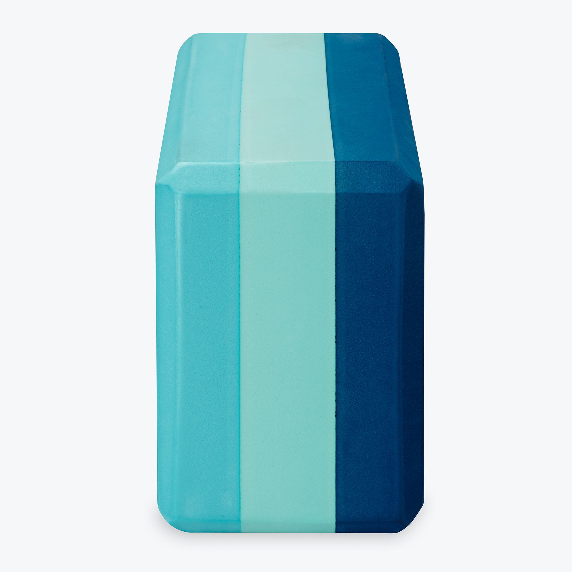 Tri-Color Yoga Block in Skyline