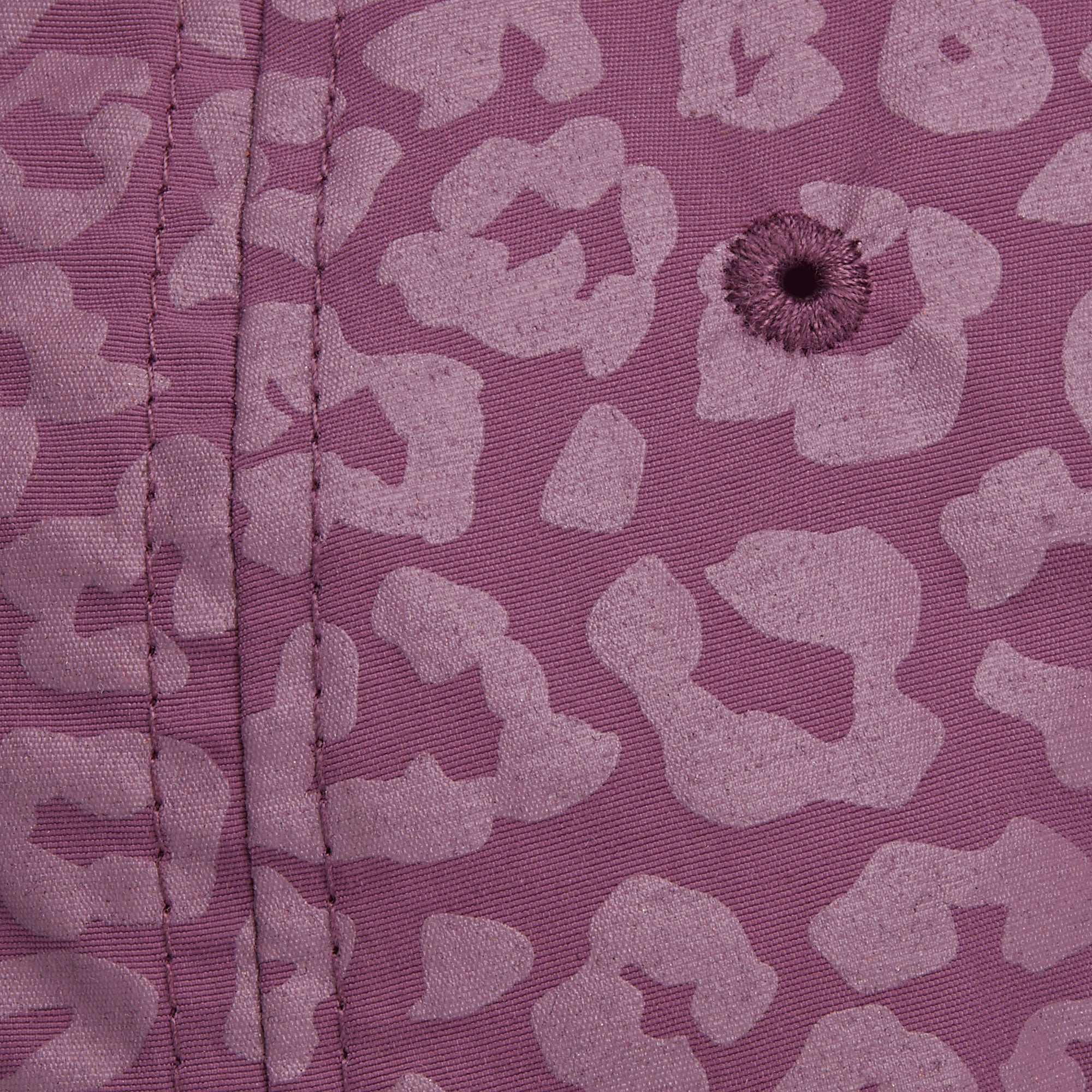 leopard print hat in pink closeup texture