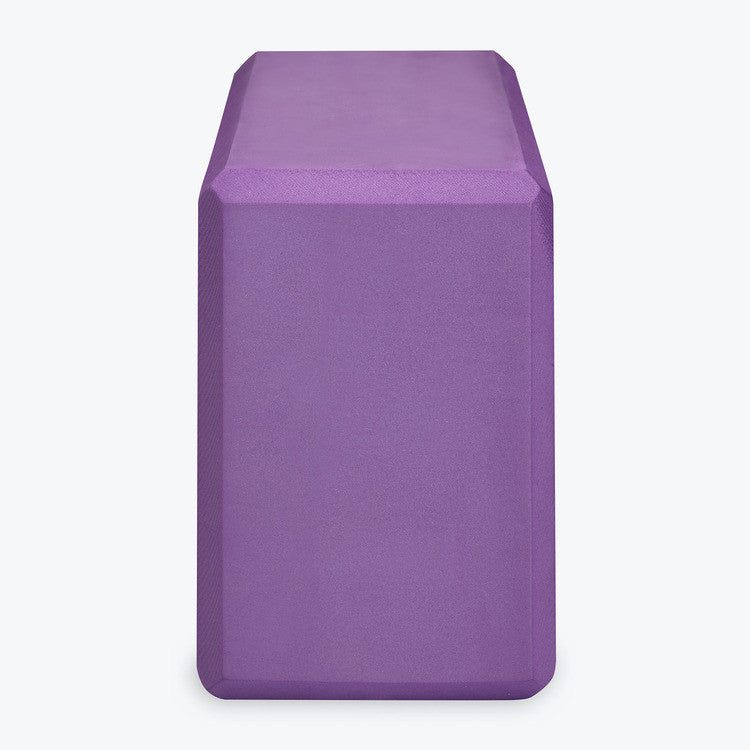 Side of the purple block from the Block & Strap Combo