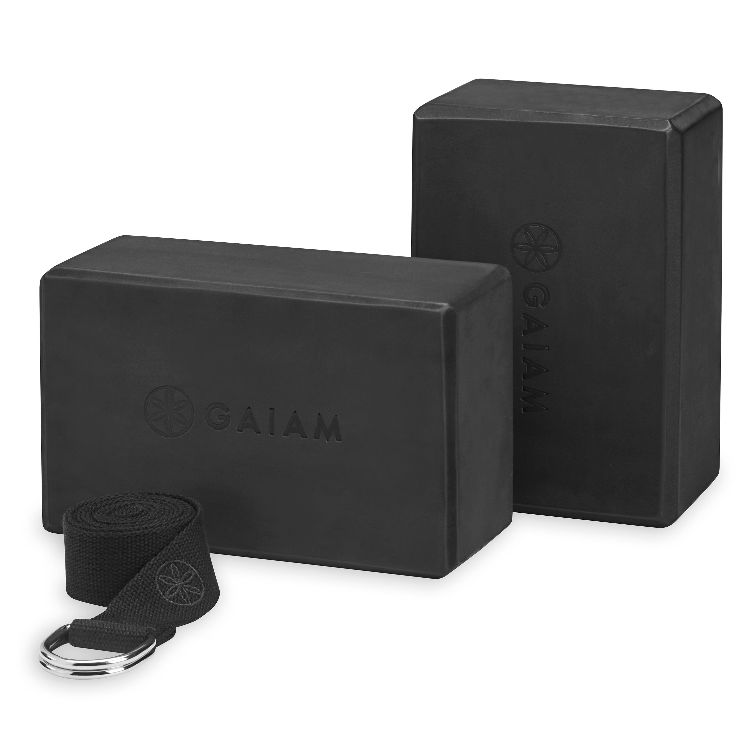 Block & Strap Combo - 2 Pack Black one on side